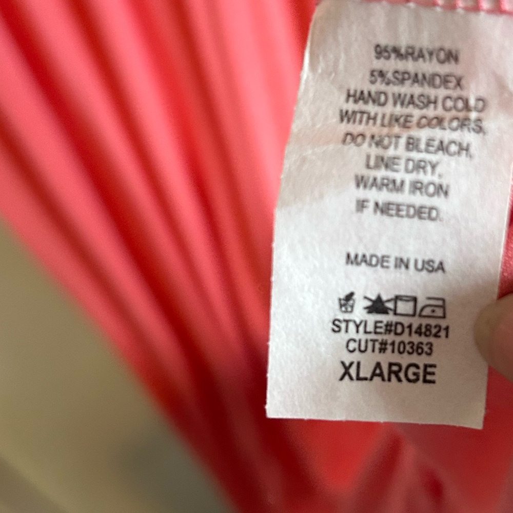 Great Condition Pink Blush Maternity dress Short Sleeve Loose Maxi Dress Sz XL - Picture 6 of 6